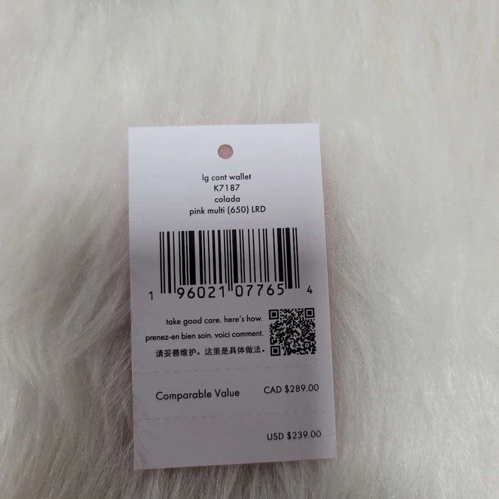 Kate Spade Pineapples Zip around Wallet - Picture 4 of 4